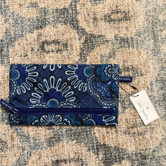 Vera Bradley Pouch‎ Blue Paisley NWT - Picture 2 of 4
